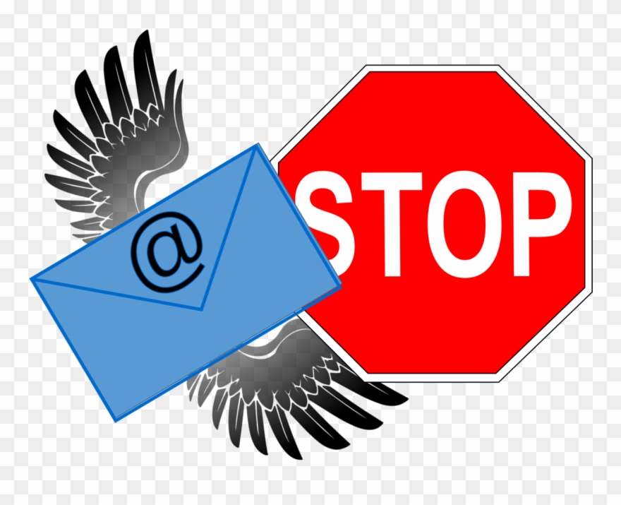 Stop Email Clipart