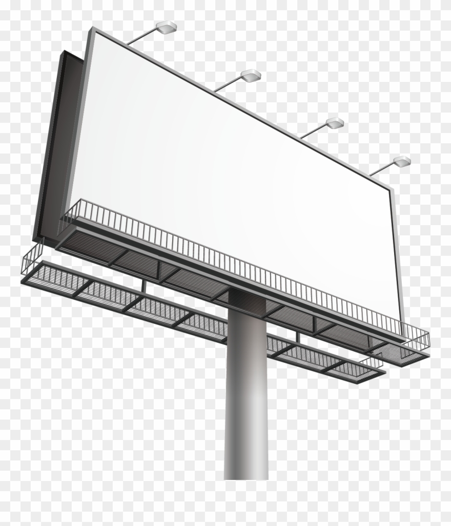 Billboard Out Of Home Advertising Clip Art - Png Download