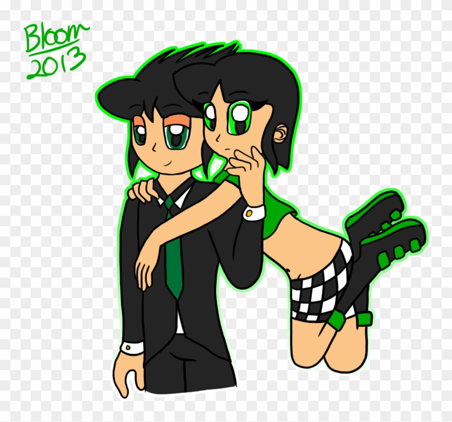 Free Powerpuff Girls Buttercup And Butch Baby Clipart