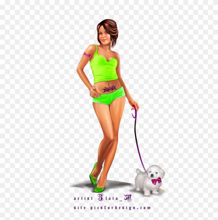 Illustration Girl, Girl Illustrations, 3d Girl, Pinup, Clipart