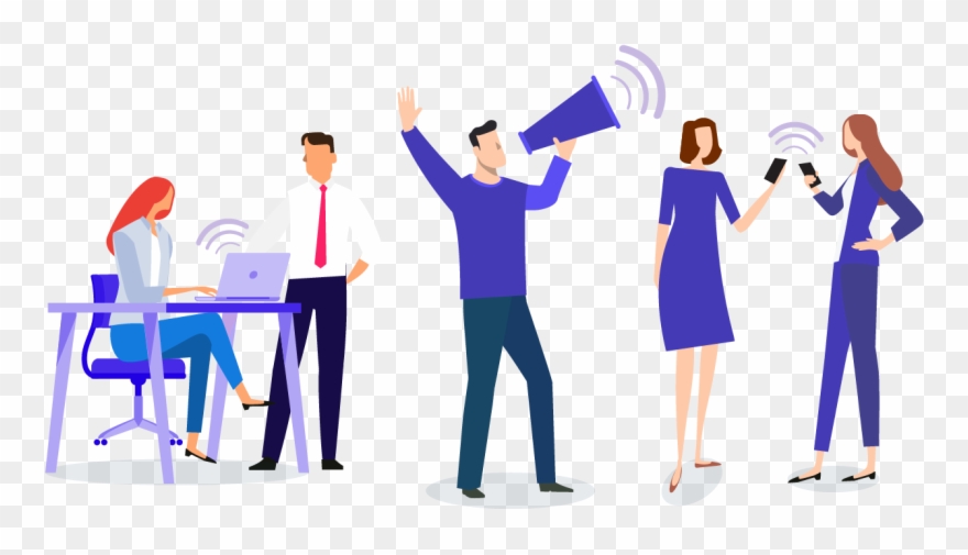 Interact Software By Channelling Clipart