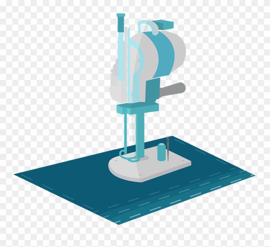 Cut And Sew Clothing Factory Clipart