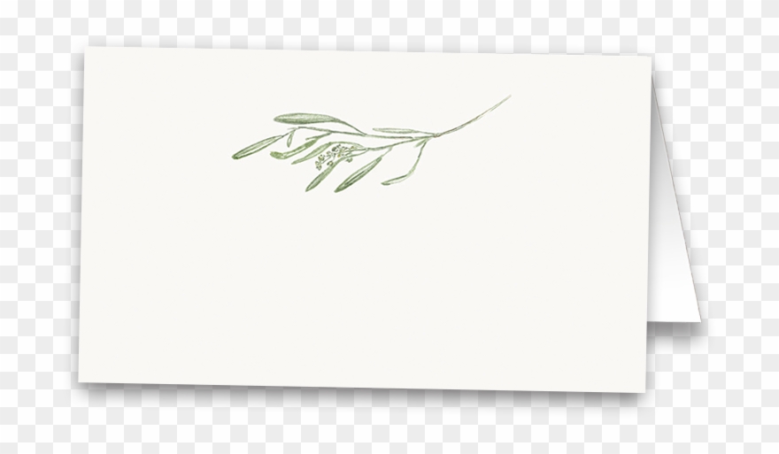Rustic Greenery Leaves Wedding Table Seating Cards Clipart