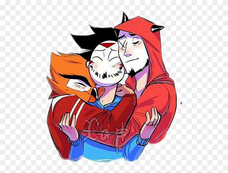 H2odelirious Cartoonz Vanossgaming Youtubers Hugs Clipart