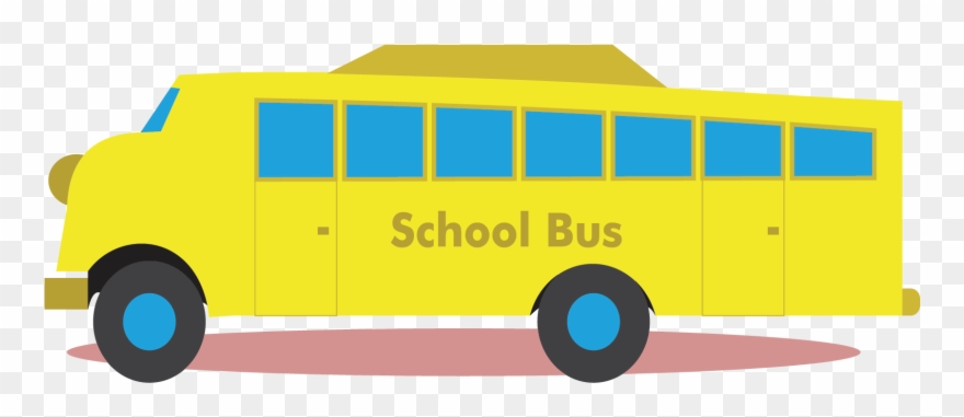 Clip Art Stock Cartoon Motor Vehicle School Pictures - Png Download
