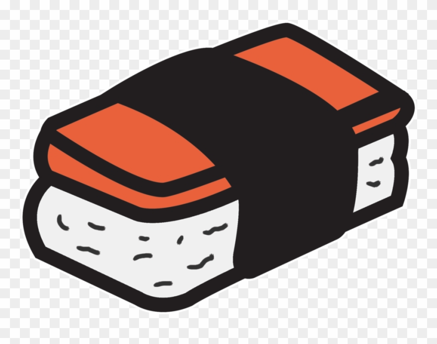 Spam Musubi Clip Art - Png Download
