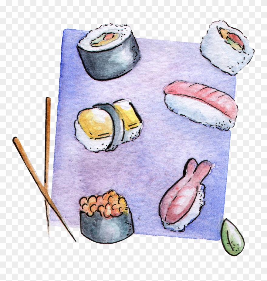 Spam Musubi Clip Art - Png Download
