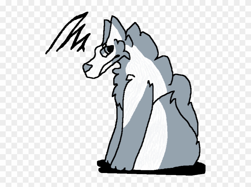 Angry Wolf Clipart