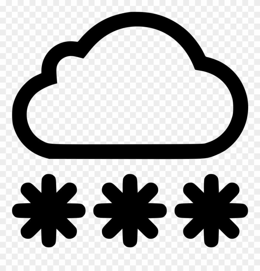 Cloud Snow Comments Clipart