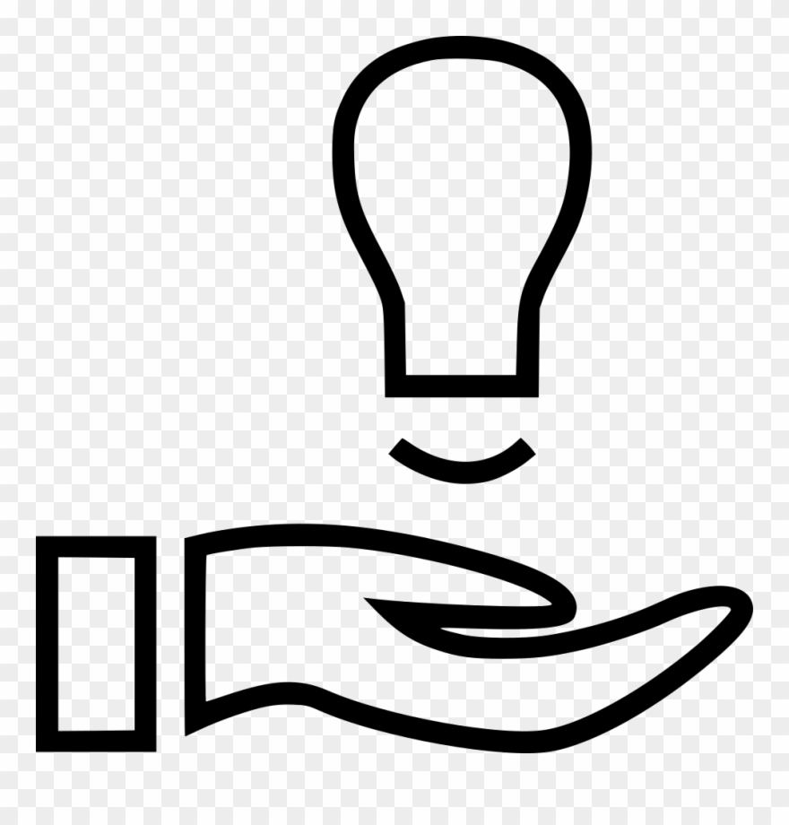 Light Bulb Hand Brilliant Idea Plan Comments Clipart
