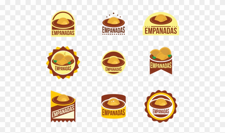 Empanadas Vector Emblems Clipart