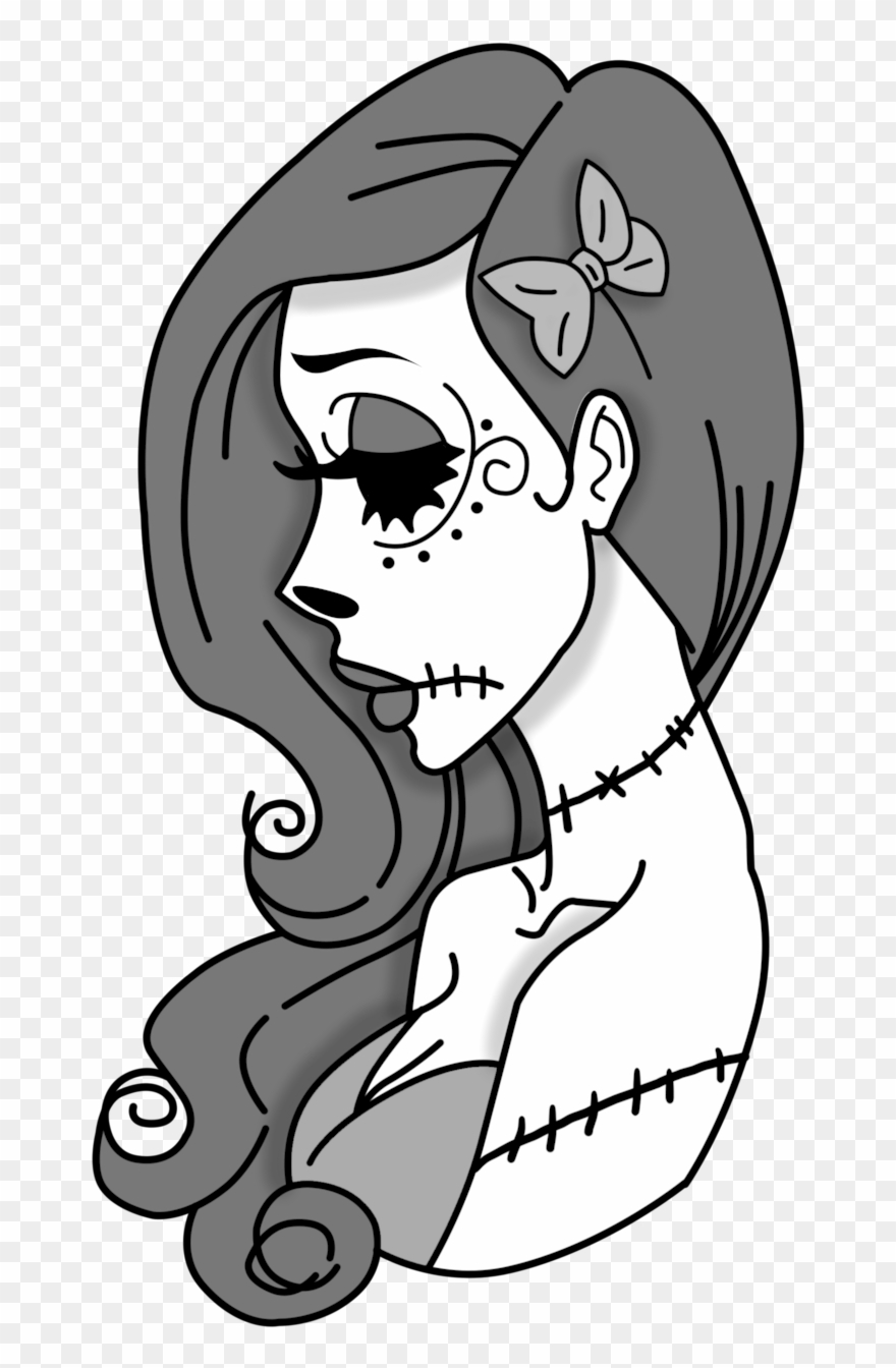 Owyn Degnen Corpse Ariel B W 1 Clipart