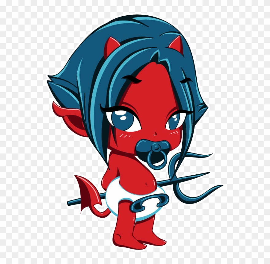 Demon Clipart Baby Devil - Png Download