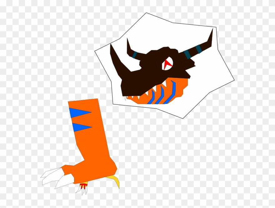 Greymon Stomp Clipart