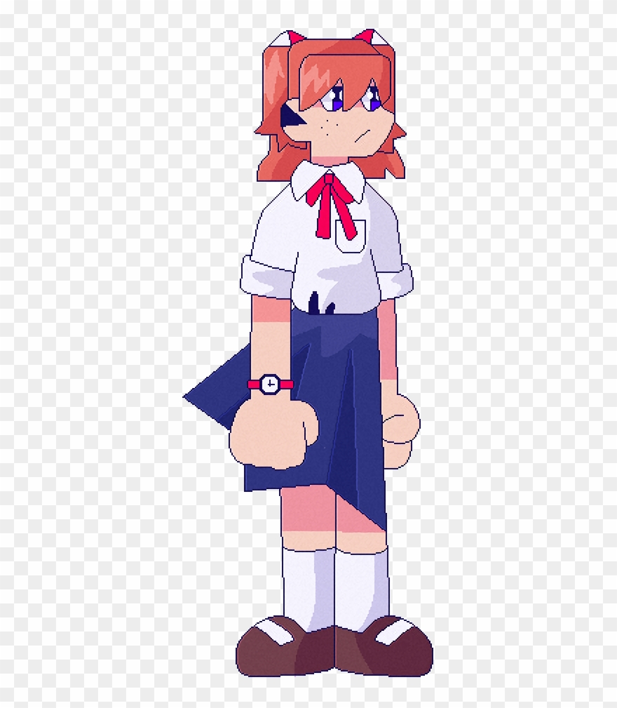 “concept Art Asuka Looks Like A Nerd ” Clipart