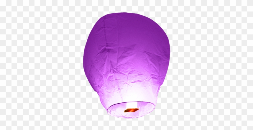 Lilac Sky Lantern Clipart