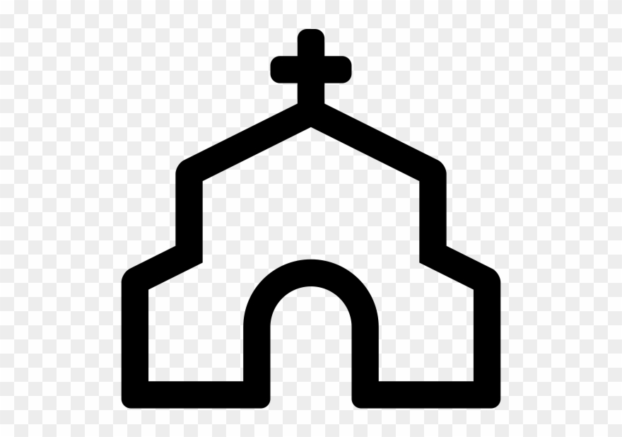 Church Rubber Stamp Clipart