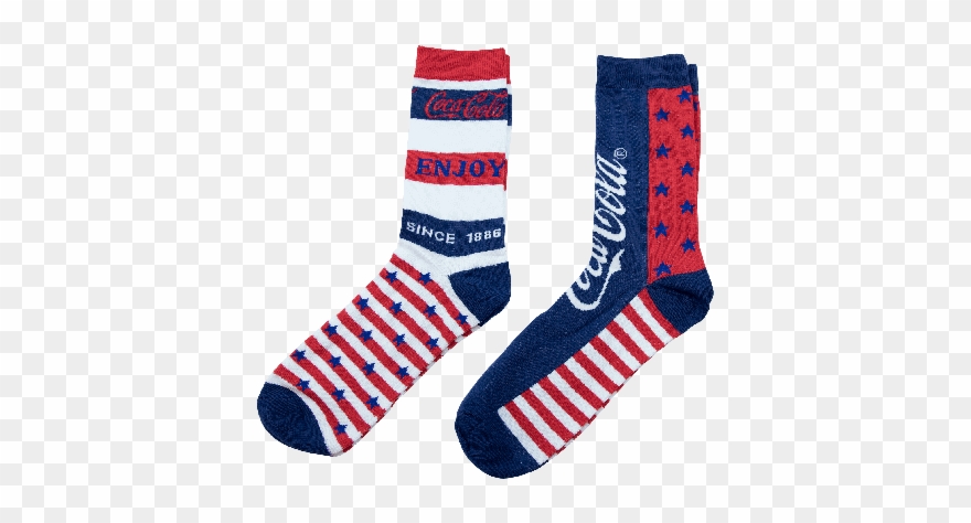 Coca-cola Women's 2pk Script Socks Clipart