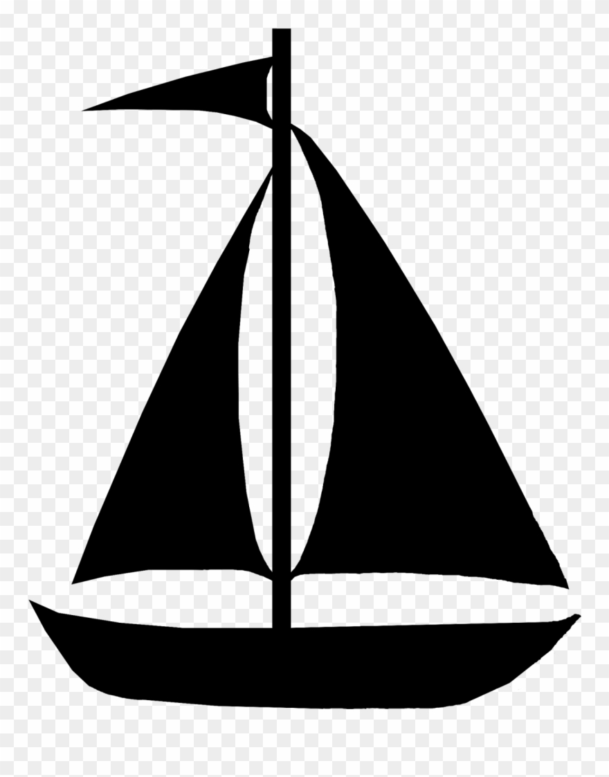 Sail Boat Template 224329 Clipart