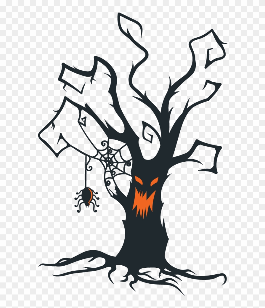 Creepy Tree Clipart