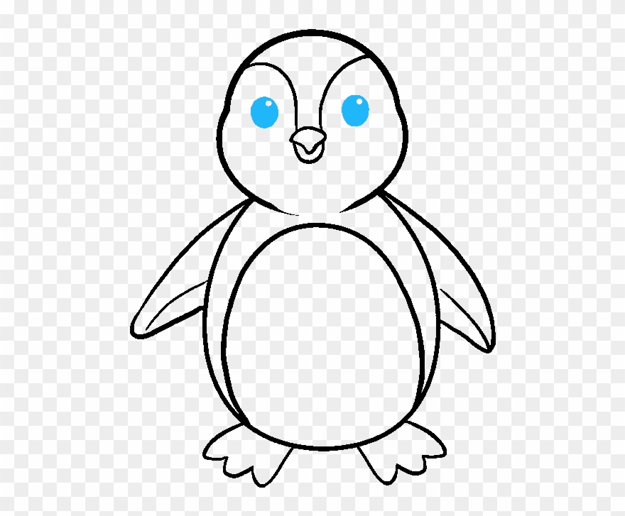 How To Draw Penguin Clipart