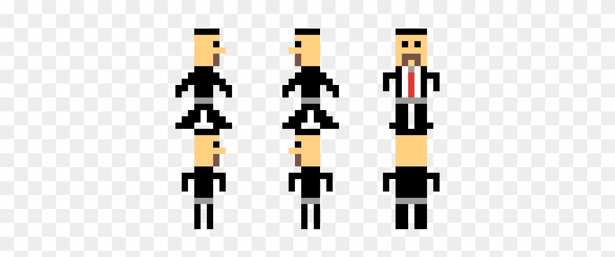 Fbi Pixel Man Clipart