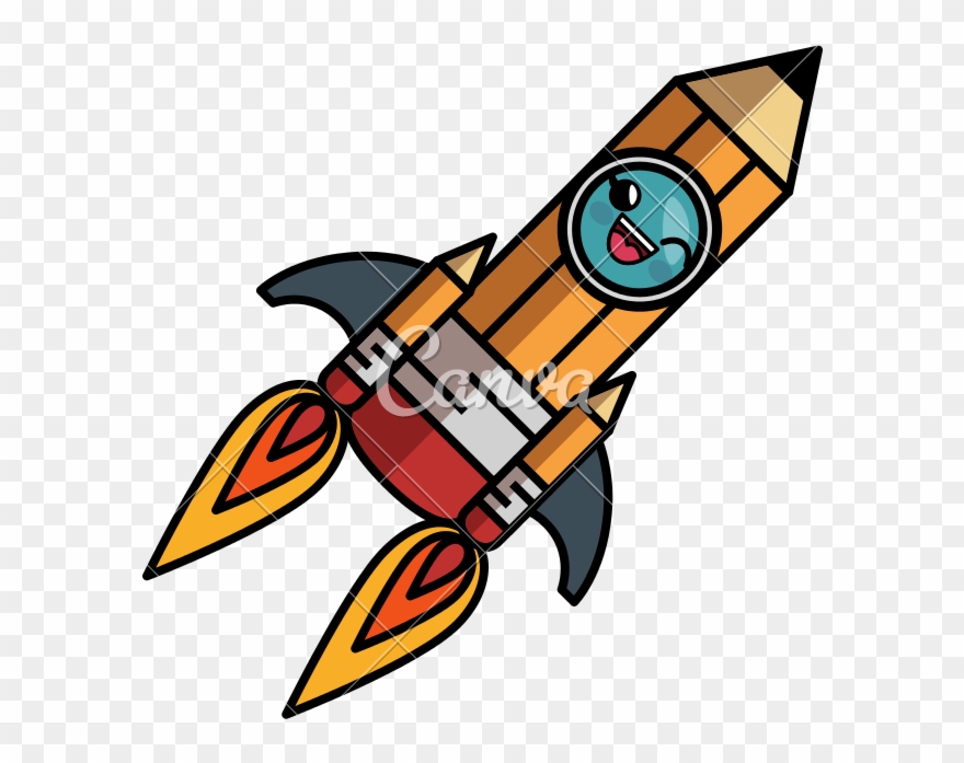 Pencil Cartoon Icons By Canva Clipart