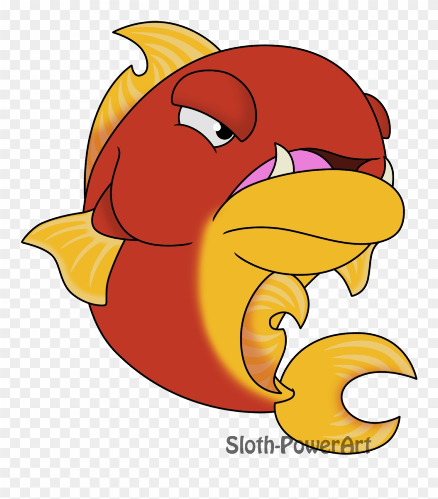 Angry Fish Clipart