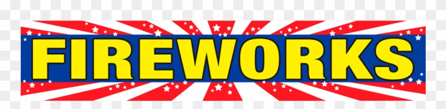 Fireworks Banner Clipart - Png Download