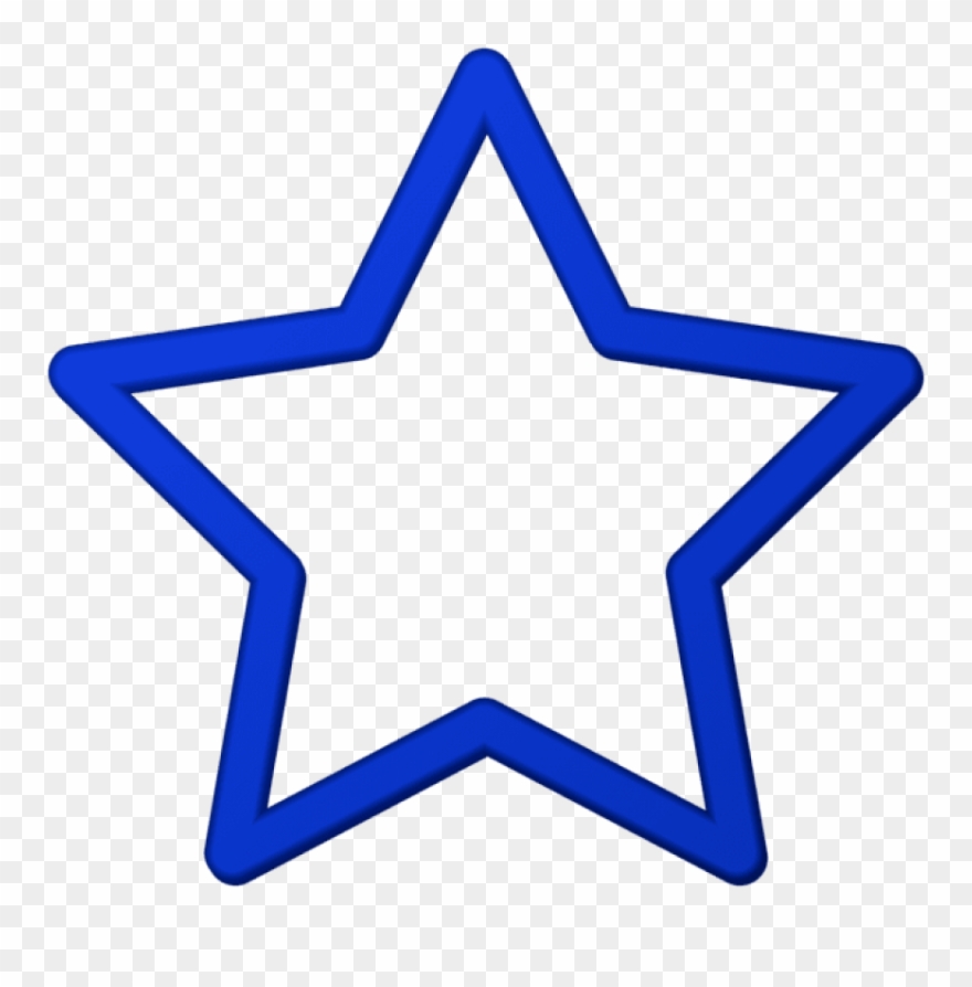 Download Blue Star Border Frame Png Clipart Png Photo Transparent Png