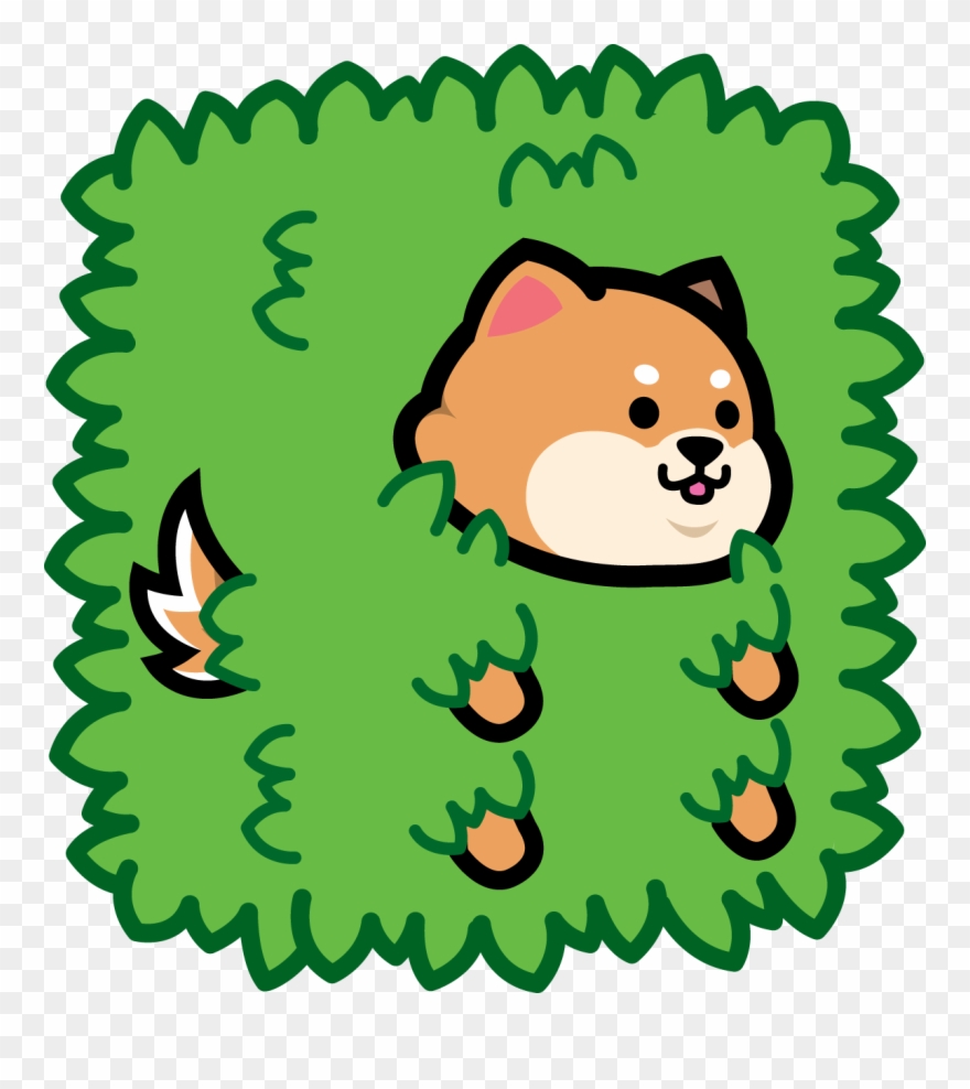 Bush Shiba Clipart