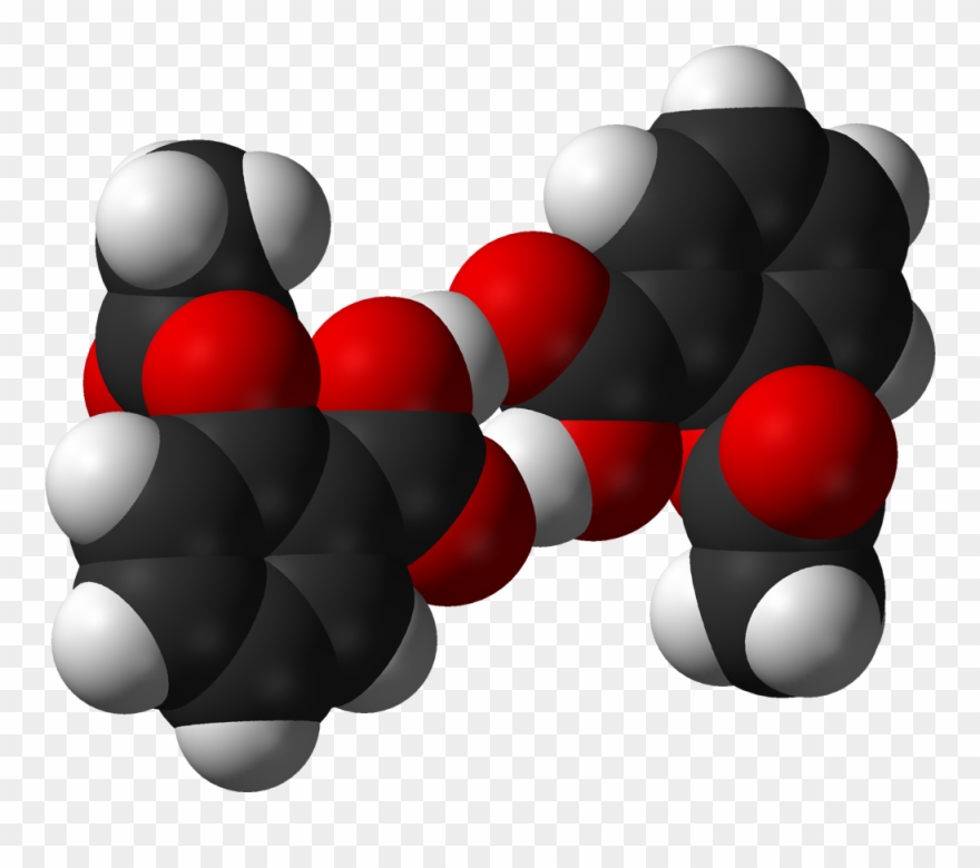Aspirin Dimer Xtal 3d Vdw Clipart