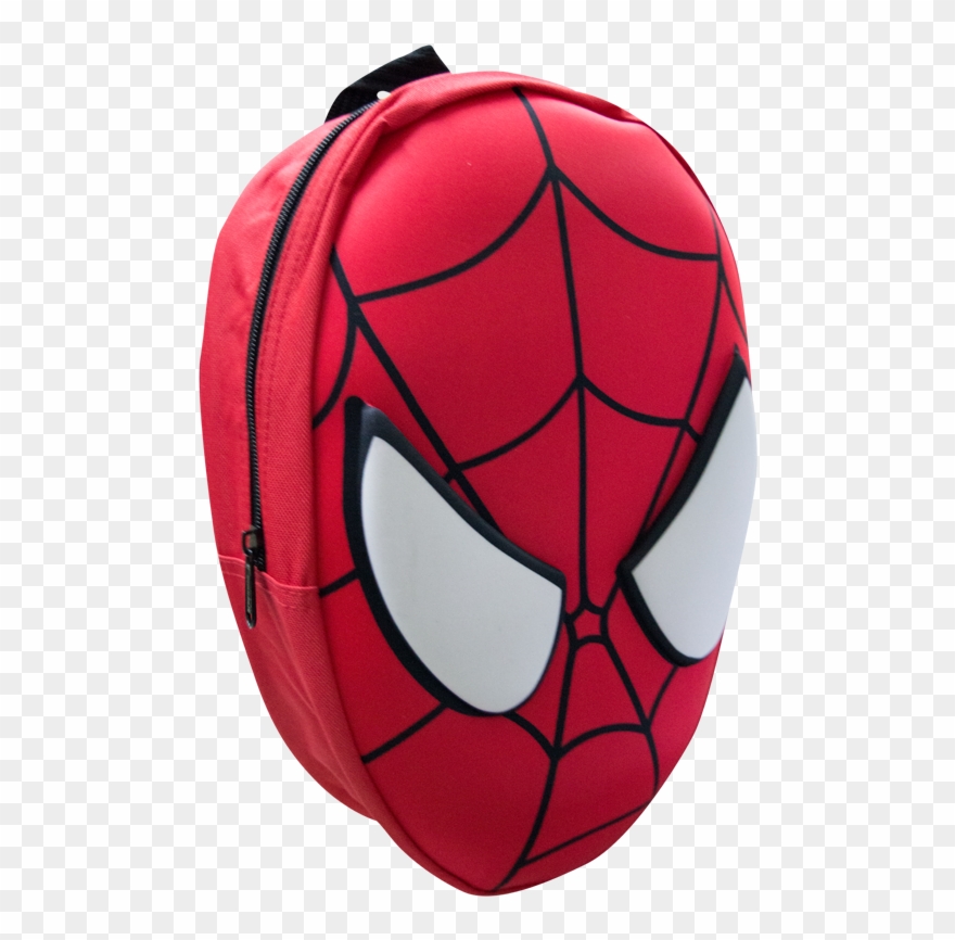 Spiderman Zaino Asilo Maschera Clipart