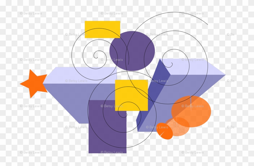 Abstract Shapes Clip Art - Png Download