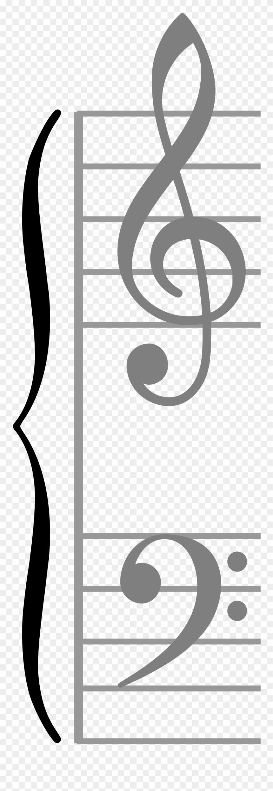 The Black Curvy Line Here Is Called A “brace Clipart