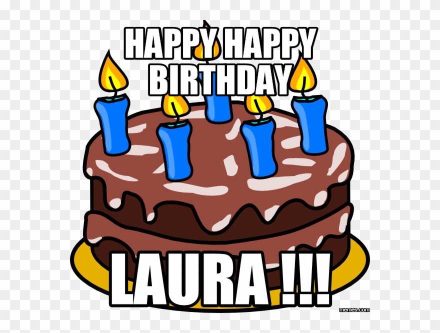 Happy Birthday Laura Clipart - Png Download