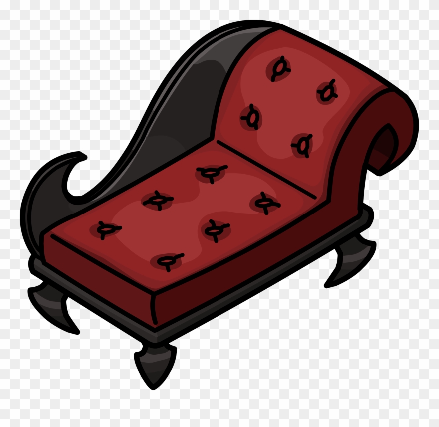 Batty Chaise Lounge Clipart