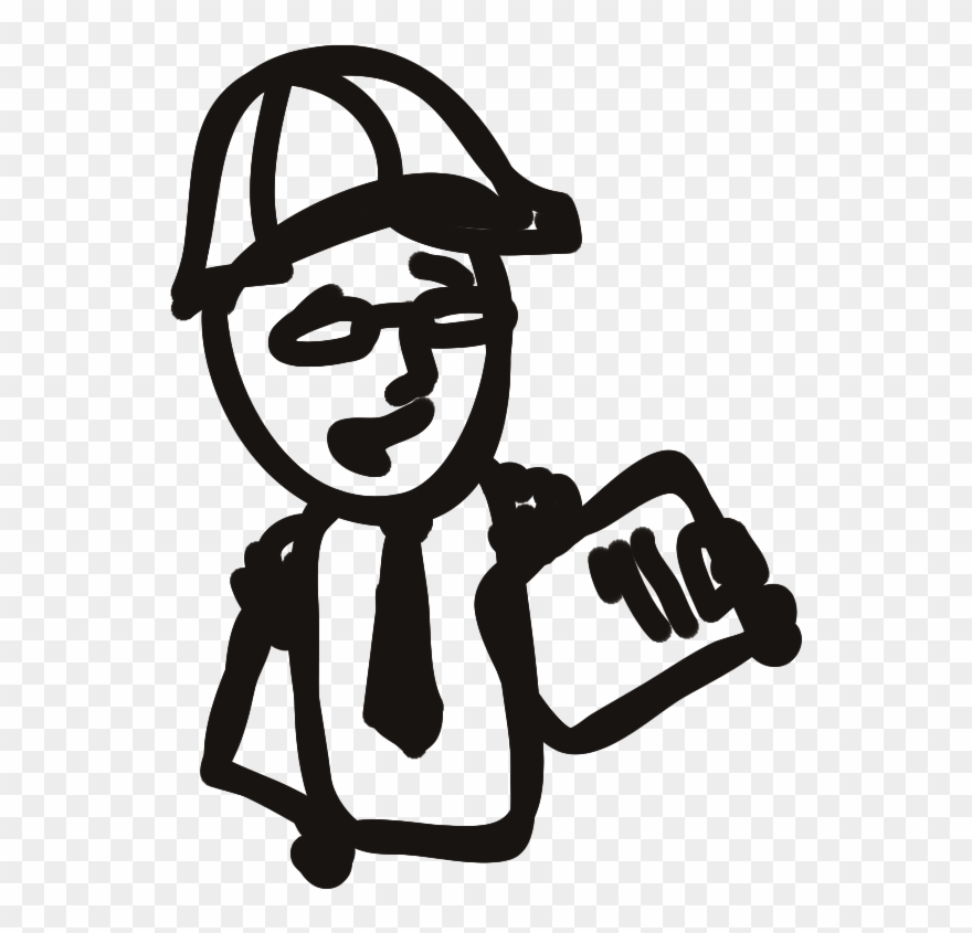 Hdg Icon Person Clipboard-man - Png Download