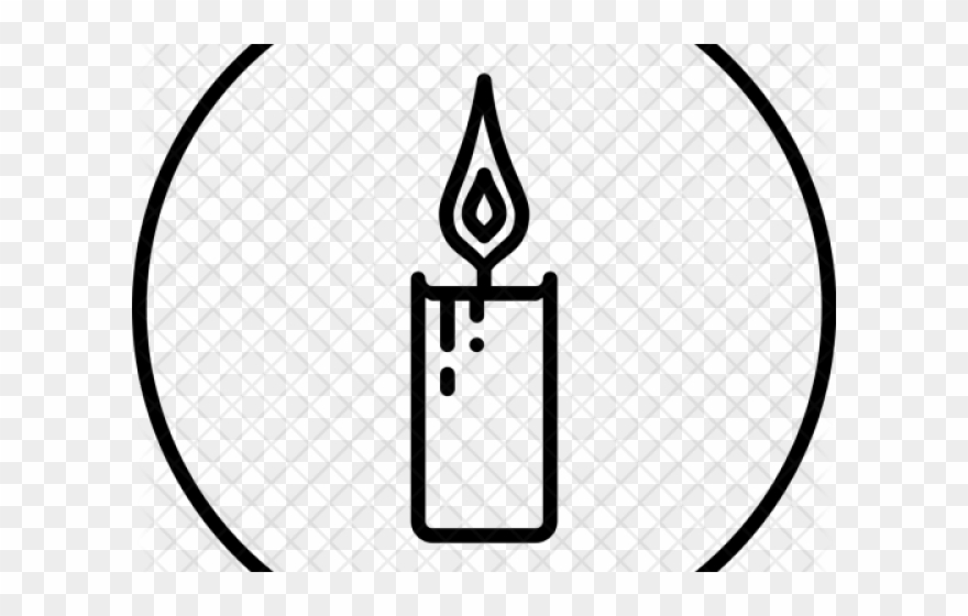 Drawn Candle Diya Clipart