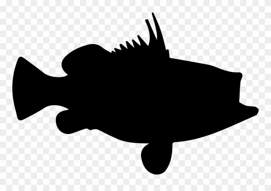 Rockfish Shape Comments Clipart
