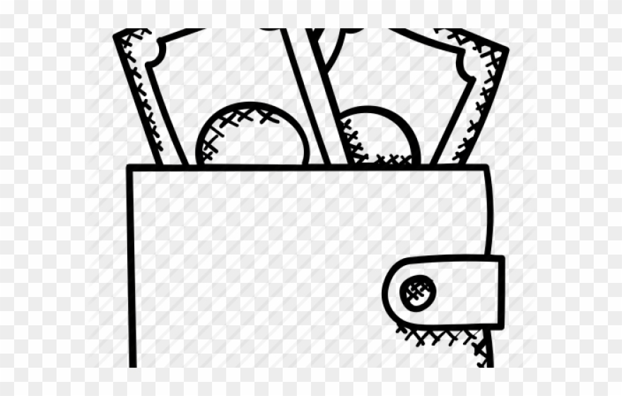 Drawn Purse Pocketbook Clipart