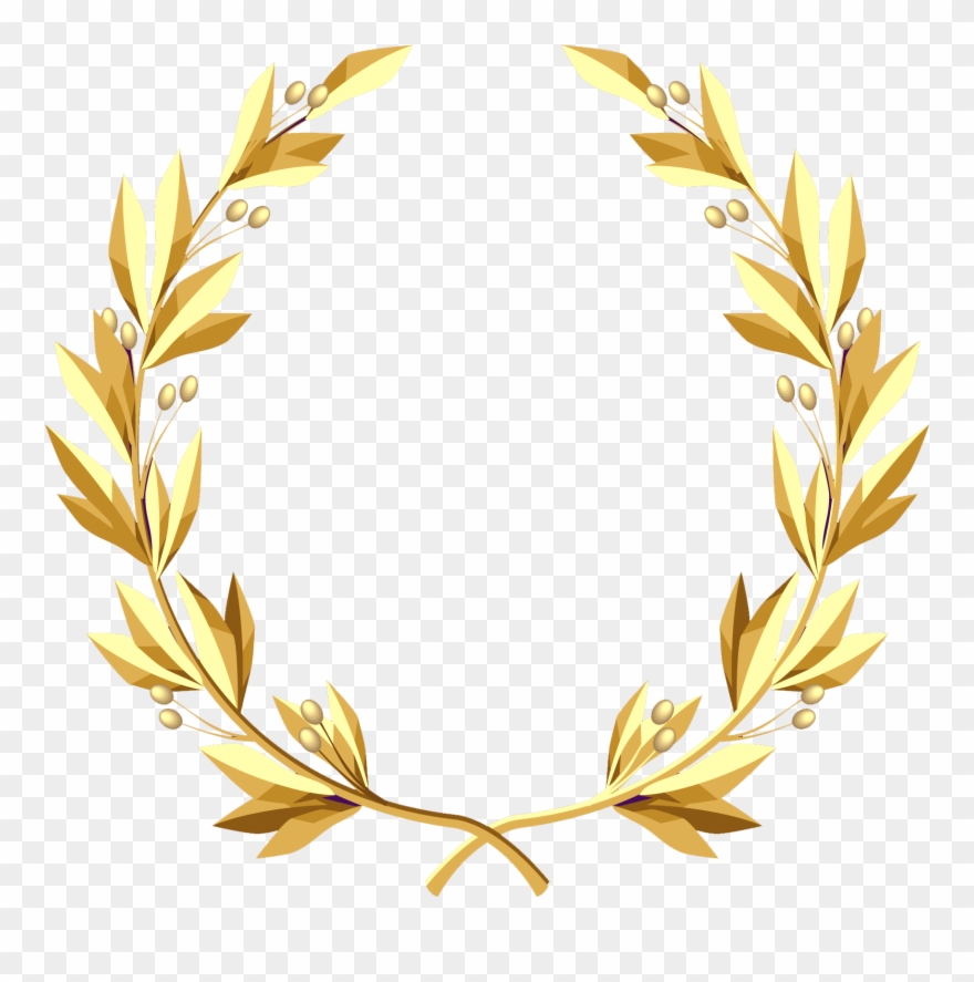 Gold Wreath Transparent Background Clipart