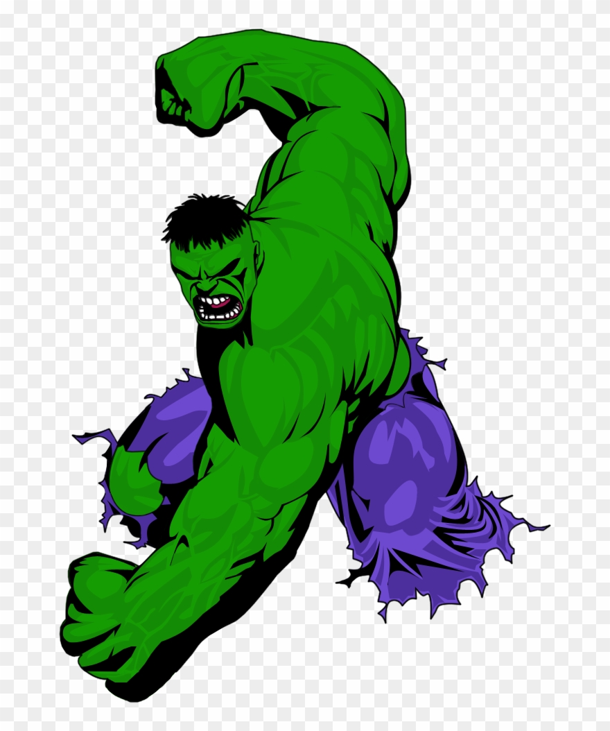 #hulk #clip #art - Png Download