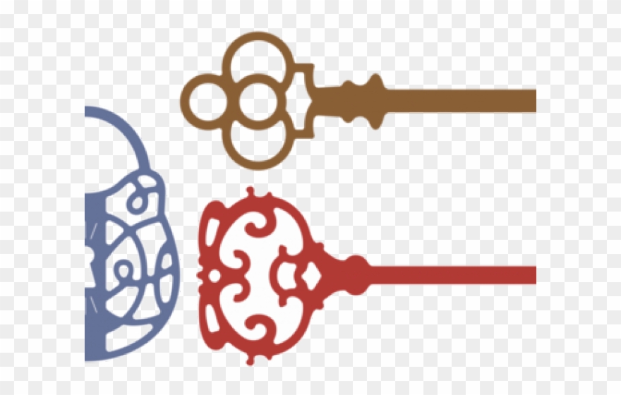 Steampunk Clipart Lock And Key - Png Download