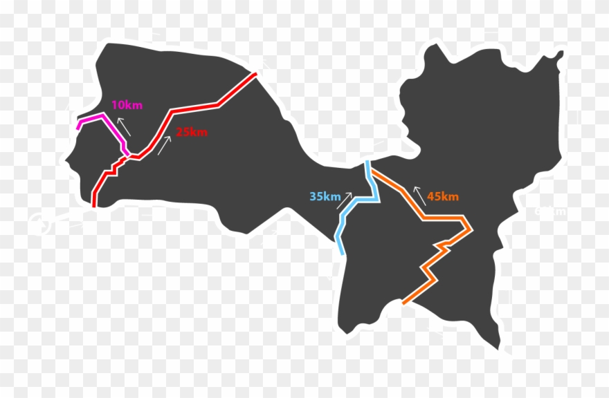 Just Walk Route Clipart