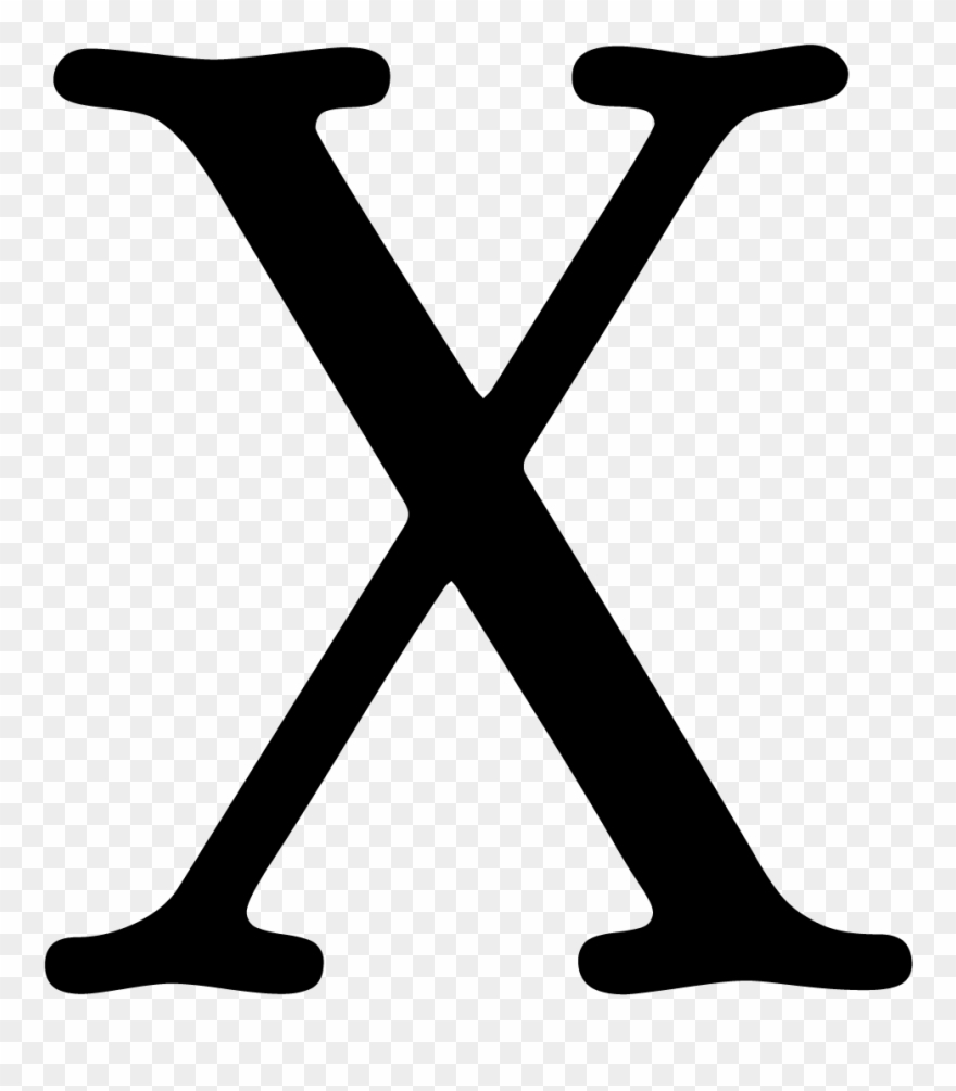 Free X For Mac Os Logo Clipart