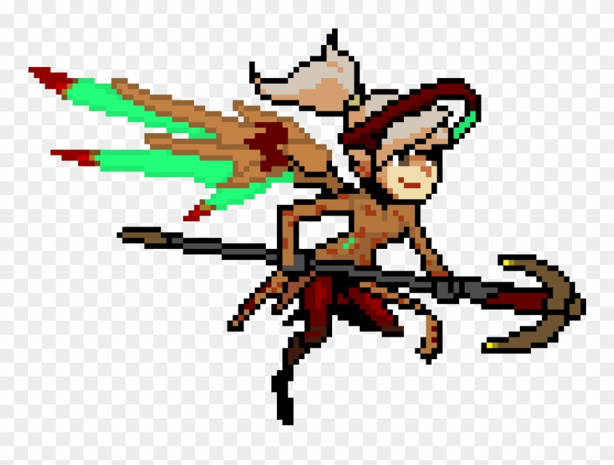 Fortune Mercy Custom Pixel Spray Clipart