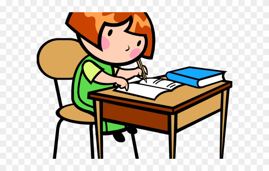 Desk Clipart Author - Png Download