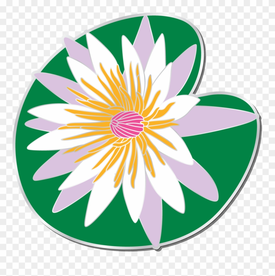 Water Lily Pin Clipart