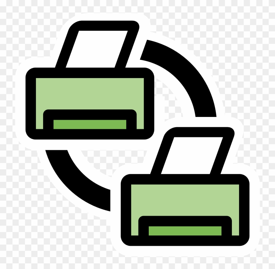 Clipart Primary Kdeprint Printer Class Clipart Microsoft - Png Download